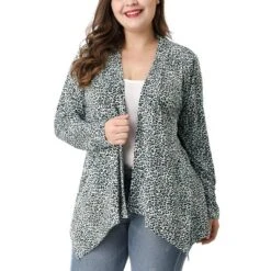 Agnes Orinda Women's Plus Size Print Asymmetric Open Front Fashion Cardigan -MR Ave Clothing Shop GUEST 0567e580 509d 4b13 9a84 b05f4fdbd02d