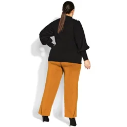 Women's Plus Size Isabella Jumper - Black | CITY CHIC