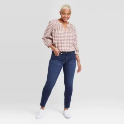 Women's Mid-Rise Skinny Jeans - Universal Thread™ Blue -MR Ave Clothing Shop GUEST 0b3e7e65 7e5a 43d0 93a1 6c9e55831db9