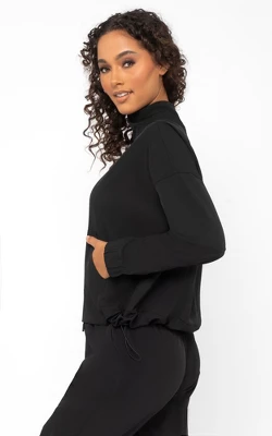 90 Degree By Reflex Womens Citylite Full Zip Jacket With Front Pockets And Side Bungee Cords 5 90 Degree By Reflex Womens Citylite Full Zip Jacket With Front Pockets And Side Bungee Cords - Image 3