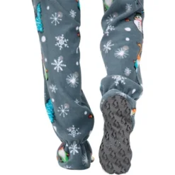 Footed Pajamas - Merry Gnomes Adult Hoodie Fleece Onesie -MR Ave Clothing Shop GUEST 25ee7aa0 ff56 4674 a097 a857a6305649