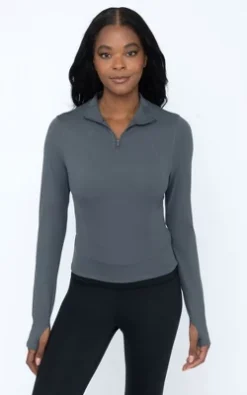 Yogalicious Womens Lux Crosstrain Everyday Half Zip Jacket With Thumbholes 14 Yogalicious Womens Lux Crosstrain Everyday Half Zip Jacket With Thumbholes -MR Ave Clothing Shop GUEST 28f0a1ba 3299 4b26 a00d a43184c7f003