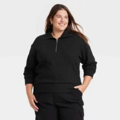 Women's Quarter Zip Sweatshirt - A New Day™ 14 Women's Quarter Zip Sweatshirt - A New Day™ -MR Ave Clothing Shop GUEST 30345912 e922 4bd9 985f a8e55a10b2cc