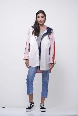 Members Only Women's Long Satin Twill Jacket 4 Members Only Women's Long Satin Twill Jacket - Image 3
