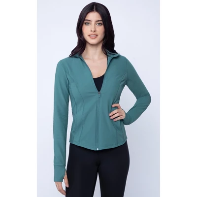 90 Degree By Reflex Interlink Ribbed Princess Seam Performance Jacket 15 90 Degree By Reflex Interlink Ribbed Princess Seam Performance Jacket - Image 13