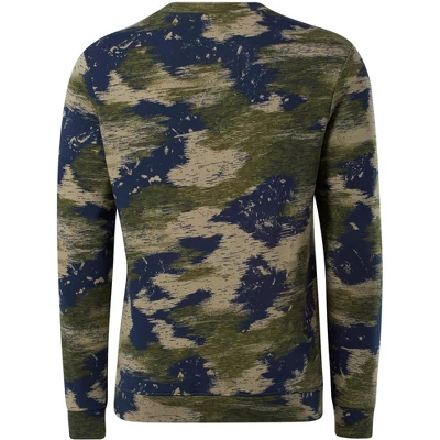 Reebok Identity Modern Camo Fleece Crew Sweatshirt Mens 8 Reebok Identity Modern Camo Fleece Crew Sweatshirt Mens - Image 6