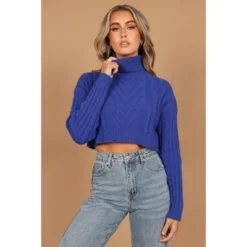 Petal And Pup Womens Kellan Turtleneck Cable Crop Knit Sweater 18 Petal And Pup Womens Kellan Turtleneck Cable Crop Knit Sweater -MR Ave Clothing Shop GUEST 3cb5a7a7 31b7 474a ae72 5b0848f953a6