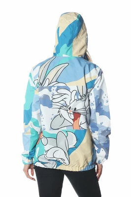 Members Only - Women's Bugs Patchwork Windbreaker Oversized Jacket 5 Members Only - Women's Bugs Patchwork Windbreaker Oversized Jacket - Image 3