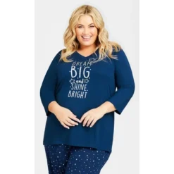 Women's Plus Size Dream Big Sleep Top - Navy | AVENUE 7 Women's Plus Size Dream Big Sleep Top - Navy | AVENUE -MR Ave Clothing Shop GUEST 3f79f359 f92e 42e5 b8d0 b4f3065e5174