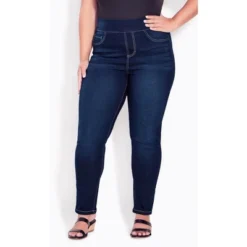 Women's Plus Size Hi Rise Jegging Dark Wash - Average | AVENUE 22 Women's Plus Size Hi Rise Jegging Dark Wash - Average | AVENUE -MR Ave Clothing Shop GUEST 4b688ea4 2872 4a3d befd 09c115aed1f3