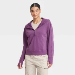 Women's 1/2 Zip Fleece Pullover - JoyLab™ -MR Ave Clothing Shop GUEST 4fcabd76 dd71 4068 bb55 2fa5abd40d06