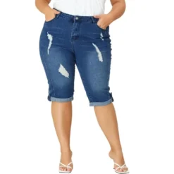 Agnes Orinda Women's Plus Size Mid-Rise Curvy Skinny Stretch Denim Jean Capri 25 Agnes Orinda Women's Plus Size Mid-Rise Curvy Skinny Stretch Denim Jean Capri -MR Ave Clothing Shop GUEST 546a5b66 82ec 4d0a 95f7 aacc6c28278d