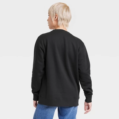 Hasbro Women's Halloween Ouija Board Graphic Sweatshirt - Black 3 Hasbro Women's Halloween Ouija Board Graphic Sweatshirt - Black