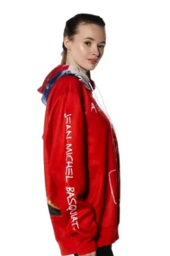 Members Only - Women's Basquiat X Members Only Hoodie Oversized Jacket - Red 9 Members Only - Women's Basquiat X Members Only Hoodie Oversized Jacket - Red -MR Ave Clothing Shop GUEST 59377ba3 4feb 47d8 b3cb 0bc284293315