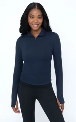 Yogalicious Womens Lux Crosstrain Everyday Half Zip Jacket With Thumbholes 15 Yogalicious Womens Lux Crosstrain Everyday Half Zip Jacket With Thumbholes -MR Ave Clothing Shop GUEST 5bc6f0c6 a728 4173 9bf2 92d58440576f