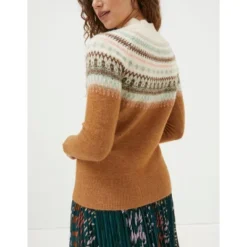 FatFace Womens Bea Yoke Fairisle Sweater