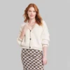 Women's Ascot + Hart Cannes Graphic Cardigan - Off-White