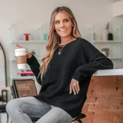 Women's Warm Hugs Drop Sleeve Sweater - Cupshe -MR Ave Clothing Shop GUEST 66c4851b 58b4 4bc5 82f0 be3a42a97bd6