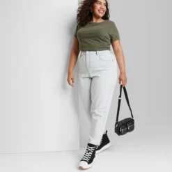 Women's Super-High Rise Tapered Jeans - Wild Fable™ Ultra Light Wash -MR Ave Clothing Shop GUEST 6bc07616 8dff 4522 9e3a 572c492913bd