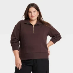 Women's Quarter Zip Sweatshirt - A New Day™ 15 Women's Quarter Zip Sweatshirt - A New Day™ -MR Ave Clothing Shop GUEST 74fd1025 18be 4537 aac8 02aafa2e045a
