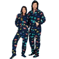 Footed Pajamas - Dinosaur Kingdom Adult Hoodie Fleece Onesie -MR Ave Clothing Shop GUEST 75f8209d 628a 4237 95f7 a81b6cfeb972
