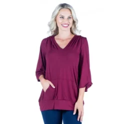 24seven Comfort Apparel Womens Trendy Oversized Fashion Hoodie Top -MR Ave Clothing Shop GUEST 7b6d5312 369d 4314 abb6 2d99894c3e0c