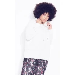Women's Plus Size Harley Hoodie - Ivory | ZIM & ZOE -MR Ave Clothing Shop GUEST 7cf4aee7 57f5 4aeb 9c55 636ebd9e79a6