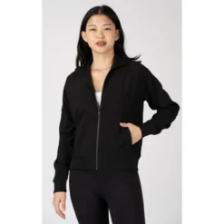 90 Degree By Reflex Womens Lightstreme Funnel Neck Bomber Jacket With Ribbed Details And Zipper Pockets 10 90 Degree By Reflex Womens Lightstreme Funnel Neck Bomber Jacket With Ribbed Details And Zipper Pockets -MR Ave Clothing Shop GUEST 7f3a4355 0fc9 4277 80db b47b532a14ee