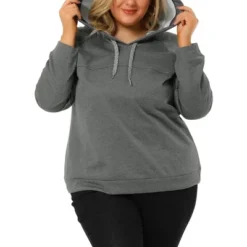 Agnes Orinda Women's Plus Size Pullover Hoodie Knit Long Sleeve Drawstring Work Hooded Sweatshirt 13 Agnes Orinda Women's Plus Size Pullover Hoodie Knit Long Sleeve Drawstring Work Hooded Sweatshirt -MR Ave Clothing Shop GUEST 7f3aa106 e4a7 478a 8c60 1b9292b0d0cd