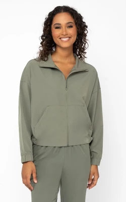 90 Degree By Reflex Womens Citylite Full Zip Jacket With Front Pockets And Side Bungee Cords 9 90 Degree By Reflex Womens Citylite Full Zip Jacket With Front Pockets And Side Bungee Cords - Image 7