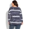 Women's Plus Size Hannah Stripe Sweater - Navy | AVENUE -MR Ave Clothing Shop GUEST 981a30b2 aa7f 42e7 926f 29012ab33b7a