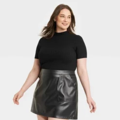 Women's Mock Turtleneck Ribbed Sweater - A New Day™ -MR Ave Clothing Shop GUEST 99debab6 bf87 4dc2 a148 f0a93b8ddfe5