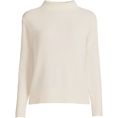 Lands' End Women's Cashmere Funnel Neck Sweater 6 Lands' End Women's Cashmere Funnel Neck Sweater - Image 4