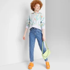 Women's Super-High Rise Curvy Tapered Jeans - Wild Fable™ Medium Wash -MR Ave Clothing Shop GUEST a438a7e3 1141 433f a376 1b45f338e0ea