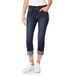 WallFlower Women's Luscious Curvy 23.5'' Crop Mid-Rise Insta Stretch Juniors (Available In Plus Size) -MR Ave Clothing Shop GUEST b4b0e00f 309e 4731 b6be 58705c68583c