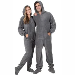 Footed Pajamas - Howling Moon Adult Hoodie Chenille Onesie -MR Ave Clothing Shop GUEST bd281f21 69aa 4161 8bbd 1589930781ae