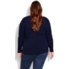 Women's Plus Size Ribbed Knit Button Cardigan - Navy | AVENUE -MR Ave Clothing Shop GUEST c653b27e 3855 4c99 813f 1704cdc5954e