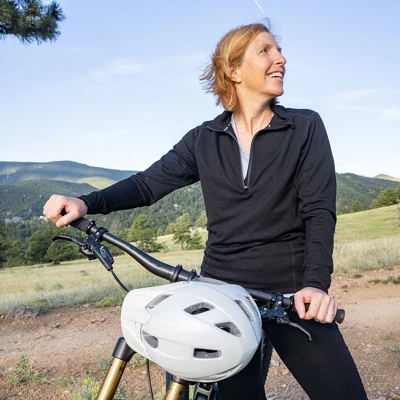 Minus33 Merino Wool Micro Weight - Women's Wool 1/4 Zip Woolverino 6 Minus33 Merino Wool Micro Weight - Women's Wool 1/4 Zip Woolverino - Image 5