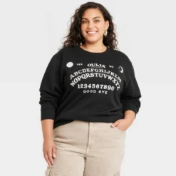 Hasbro Women's Halloween Ouija Board Graphic Sweatshirt - Black 9 Hasbro Women's Halloween Ouija Board Graphic Sweatshirt - Black -MR Ave Clothing Shop GUEST d30be363 aa87 4b14 8b6a c11147bc87cc