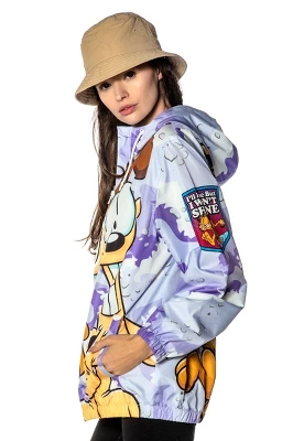 Members Only Women's Garfield Camo Windbreaker Jacket 3 Members Only Women's Garfield Camo Windbreaker Jacket