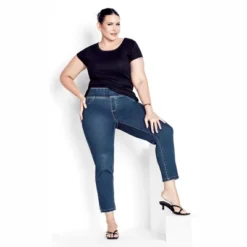 Women's Plus Size Butter Denim Pull On Jean Mid Wash - Petite | AVENUE -MR Ave Clothing Shop GUEST dbabbe42 eeb2 40dc ad26 1ad9a95bc0f3