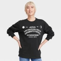 Hasbro Women's Halloween Ouija Board Graphic Sweatshirt - Black 8 Hasbro Women's Halloween Ouija Board Graphic Sweatshirt - Black -MR Ave Clothing Shop GUEST dd68a13a ff55 4d69 b30a 02008207b76a