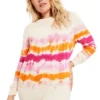 June + Vie By Roaman's Women’s Plus Size Tie-Dye Pullover -MR Ave Clothing Shop GUEST e4d581a1 fb5b 495b a501 01718bf4213b