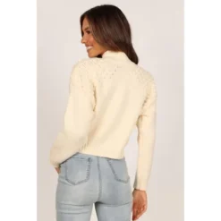 Petal And Pup Womens Mia Textured Shoulder Knit Sweater -MR Ave Clothing Shop GUEST eb1c74c3 5dad 4228 9f4b 00159ccfd336