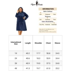 Agnes Orinda Women's Plus Size Flannel Hoodie Pocket Midi Nightgowns 12 Agnes Orinda Women's Plus Size Flannel Hoodie Pocket Midi Nightgowns -MR Ave Clothing Shop GUEST ed108220 8ac2 4382 850b 8ea75dfa4757