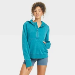 Women's 1/2 Zip Fleece Pullover - JoyLab™ -MR Ave Clothing Shop GUEST ee3acd3e ba97 4337 b979 18c98d83cb38