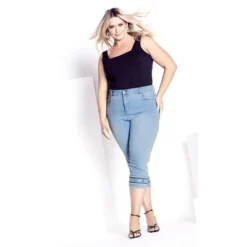 Women's Plus Size Lola Detail Jean - Light Wash | AVENUE 7 Women's Plus Size Lola Detail Jean - Light Wash | AVENUE -MR Ave Clothing Shop GUEST f2445d55 75ac 4c7d aa65 ea8e37aaceb4