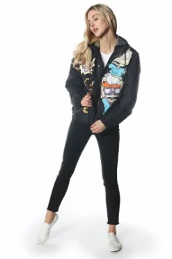 Members Only - Women's Chucky Placement Windbreaker Oversized Jacket -MR Ave Clothing Shop GUEST f52fc141 0f60 47bd 9f3f fe088c10b2ab