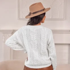 Women's Cable Knit V-Neck Sweater - Cupshe 10 Women's Cable Knit V-Neck Sweater - Cupshe -MR Ave Clothing Shop GUEST f6f973e9 6adb 4075 806c 729534132c62