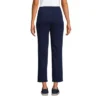 Lands' End Women's Starfish High Rise Pull On Knit Denim Straight Crop Jeans